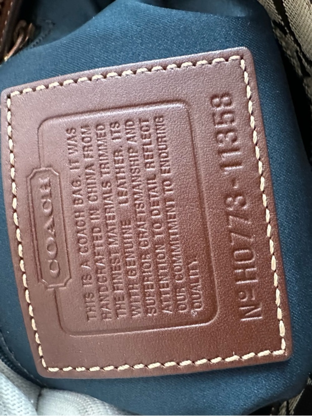 Coach Holiday Patchwork Gallery Bag - Picture 7 of 13
